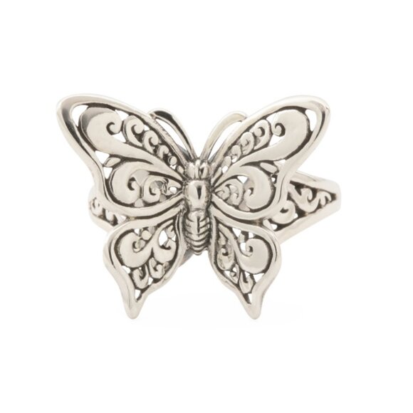 ANNIKA WITT Silver Made In Bali Sterling Silver Butterfly Ring